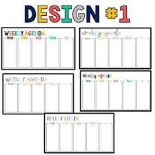 Weekly Agenda Google Slides Templates Distance Learning 35 Templates In 2020 Distance Learning Google Classroom Google Slides Template