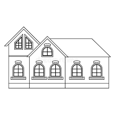 Is this something that can be done through. City Small Houses Outline Drawing Stock Vector Illustration Of Residence Outline 169275234
