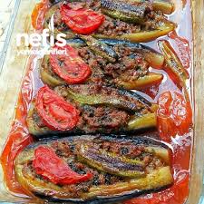 Parmak Yedirten Muhtesem Karniyarik Tarifi Yemek Tarifleri Yemek Yemek Sanati