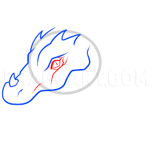 How this gives the eye a nearly rectangular appearance. How To Draw A Dragon Realistic Dragon Step By Step Drawing Guide By Dawn Dragoart Com