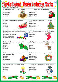 It's actually very easy if you've seen every movie (but you probably haven't). Christmas Vocabulary Quiz English Esl Worksheets For Distance Learning And Physical Classrooms