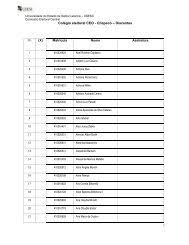 Colégio eleitoral CCT Discentes