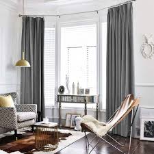 The color scheme of velvet is large. Amazon Com Jinchan Velvet Curtain Grey Living Room Rod Pocket Window Curtain Panel 84 Inch Long Bedroom Thermal 1 Panel Kitchen Dining