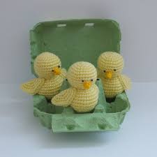 Poussin De Paques Fait Main Au Crochet Decoration Ou Jouet Jeux Jouets Par Madebysissi Decoration De Paques Au Crochet Poussin De Paques Tricot Et Crochet