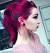 Half And Half Red And Pink Hair
