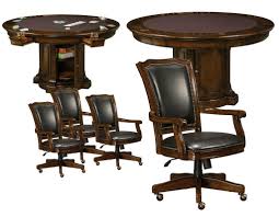 Howard Miller Poker And Dining Table Set Roxbury With Matching Chairs Dining Table Setting Chair Table Settings