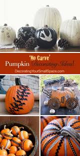 No Carve Pumpkin Decorating Ideas Ohmeohmy Blog Pumpkin Decorating No Carve Pumpkin Decorating Pumpkin Carving