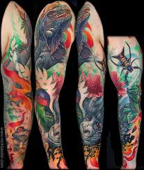 Pin On Jungle Theme Sleeve Tattoos