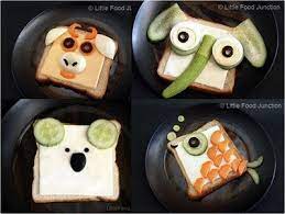 Fun Food Kids Toast Fish Fisch Brot Bread Elephant Elefant Koala Stier Tiere Animals Easy Cheese Carrots Cucumbr Gurke Kase Fun Kids Food Kids Meals Food Humor
