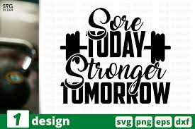 Download Sore Today Stronger Tomorrow Graphic By Svgocean Creative Fabrica PSD Mockup Templates