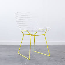 Born to world famous architect and cranbrook academy of art director eliel saarinen and textile artist loja saarinen, eero saarinen was surrounded by design his whole life. Knoll Bertoia Side Chair White Yellow Cast Crew Touch Of Modern