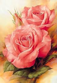 Comes with square diamonds to complete your masterpiece diamond painting : Pink Flower Square Diamond Painting Arts Crafts Sewing Cross Stitch Diamond Painting Flower Art Flower Painting Rose Painting