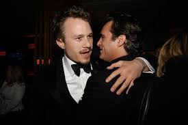 Los Angeles Ca March 5 Heath Ledger And Joaquin Phoenix Attend Vanity Fair Oscar Party At Morton S Restaurant On March Joaquin Phoenix Actors Heath Ledger