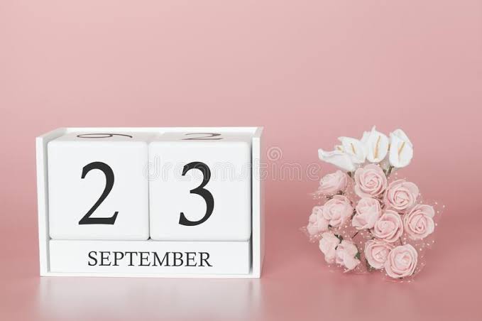 September 23rd. Day 23 of Month Stock Image - Image of retro, importent:  145047987