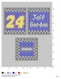 Watch this video to review the parts of a cross stitch pattern chart and read on for. 370 Pc Nascar Ideas Plastic Canvas Patterns Canvas Patterns Plastic Canvas
