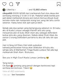 Tak apa, anggap saja bapa suamimu sekarang, bapa mertuaku bersuara. Ni Baru Betul 1 0 Cik Epal Bakal Menang Kes Saman Si Topi Merah Gosip Socmed Hiburan Trending Cari Infonet