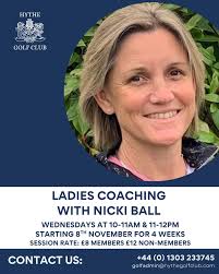 This one's for the women again! ⛳️ Women's only session led by pro Ella  Whaley. 📆 Friday 7th November 6-8pm 📍 Bunker Nottingham 💰 Free 🏌️  Equipment Provided No Experience Needed If