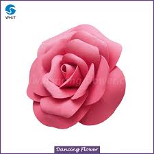 Impressively large foam roses that will embellish. Red Rose Giant Foam Paper Flower Wall Artificial Paper Flowers For Decoration View Paper Flower Dancing Flowers Product Details From Wuhan Jiangtuo Trading Co Ltd On Alibaba Com