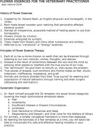 Flower Essences For The Veterinary Practitioner Jean Hofvre