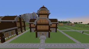 This design is rarely used as the main roof on inhabited buildings, although it may be seen on part of such a building. Round Roof Village Minecraft Map