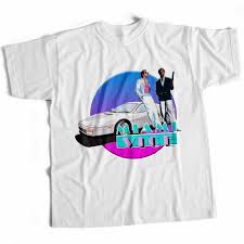 Starring don johnson as james sonny crockett and philip michael thomas as ricardo rico tubbs, the exotic crime drama featured pastel italian suits with. Miami Vice 80s T Shirts 80sfashion Clothing