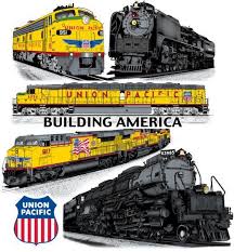 Union Pacific Union Pacific Train Train Tracks Train Posters