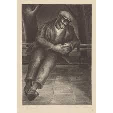 Barbara Burrage 14x18 Black Modern Framed Museum Art Print Titled