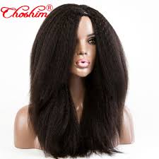 Unice hair 3 bundles with closure middle part 100% unprocessed remy human hair t part lace closure natural black color. Kinky Straight U Part Wig Middle Part Long Natural Brazilian Remy Human Hair Wigs For Women Italian Yaki Wig 8 24 Inches Buy At The Price Of 71 55 In Aliexpress Com Imall Com