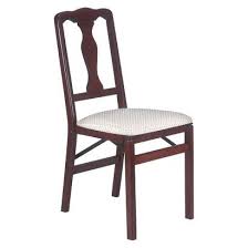 2 Piece Folding Chair With Blush Fabric Seat Cherry Stakmore Wood Folding Chair Metal Folding Chairs Folding Chair