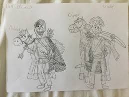 I post only ranger's apprentice and some random things that seem relevant. Halt And Crowley Sketch Rangersapprentice