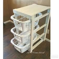 Laundry Basket Holder Distressed Wood Laundry Basket Holder Laundry Basket Storage Laundry Room Dec Diy Bathroom Storage Laundry Room Decor Room Storage Diy