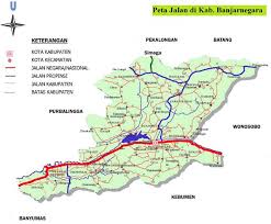 Peta Kabupaten Banjarnegara Hd Peta