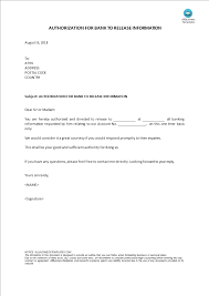 434 просмотра 4 года назад. Authorization For Bank To Release Information Templates At Allbusinesstemplates Com