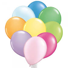 Fördert die kreativität und die sinneswahrnehmung. Luftballons In Hellen Regenbogenfarben
