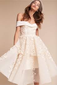 Keep It Chic And Simple In These Classic Bhldn Wedding Dresses Short Wedding Dress Midi Wedding Dress Wedding Dresses