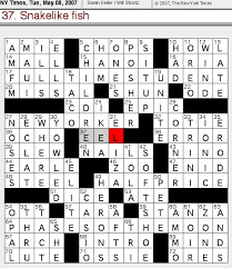 Today's crossword puzzle clue is a quick one: Rex Parker Does The Nyt Crossword Puzzle Tuesday May 8 2007 Sarah Keller