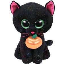 Black And White Beanie Boo Cat Upcoming Beanie Boos Codysbeaniebooswebsite Halloween Beanie Boos Beanie Boos Ty Beanie Boos