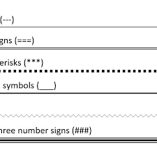 A horizontal rule is commonly used as content or section divider. How To Insert A Line In Word