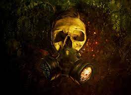 Monochrome, apocalypse, gas mask, 4k. Skull Gas Mask Wallpapers Top Free Skull Gas Mask Backgrounds Wallpaperaccess