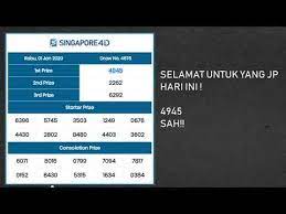 Live Draw Sgp Result Singapore Pools Hari Ini Tercepat Rabu 1 Januari 2020 Youtube