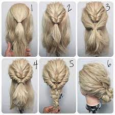 Quick And Easy Updo For Medium Hair Hair Styles Long Hair Styles Medium Hair Styles