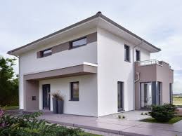 Stadtvilla Modern Einfamilienhaus Concept M 145 Von Bien Zenker Fertighaus Bauen Haus Eingang Mit Vordach E Fassade Haus Fassadengestaltung Hausbau Fassade