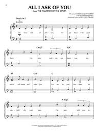 Em grows stronger yet am d and though you turn from me em to glance behind c am the phantom of the opera is there em inside your mind. The Andrew Lloyd Webber Sheet Music Collection Easy Piano Musicroom Com