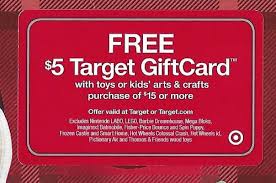 Apart from cash back for travel expenses, some credit card issuers are now offering gift cards as an alternative to redeeming loyalty. Target 25 Off One Toy Coupon With Text 5 Off 15 Gift Card On Flyer Boardgamegeek