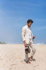 Hamptons Nomad Summer Suits Men Linen Suits For Men Wedding Suits Men