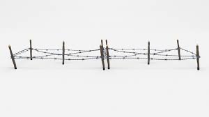 Low Poly Barb Wire Obstacle 17 3d Design House 3d Model Design