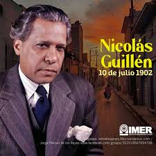 10 de julio de 1902: Nace el poeta y periodista cubano Nicolás Guillén