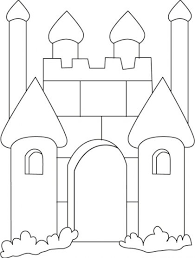 Small castles with a simple tower as well as larger, more complex one with multiple towers and gates have fascinated kids over a long time. Pin By Elzhraa On Summer Camp Castle Coloring Page Coloring Pages Coloring Pages For Kids