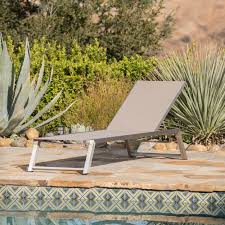 We're '86ing' chaise lounge and moving over to the southern, follow us and. Myers Outdoor Aluminum Mesh Chaise Lounge By Christopher Knight Home On Sale Overstock 19454928