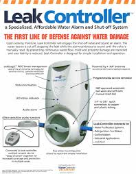Ydrostop operates by detecting water pressure changes. Leak Controller Water Alarm Shut Off System Soft Water Plus